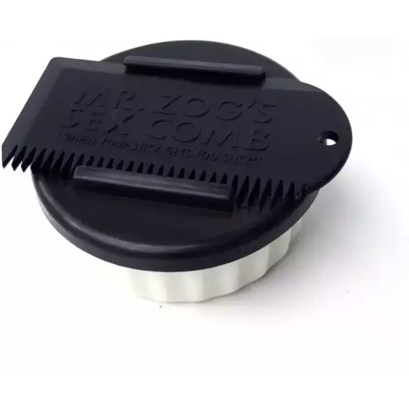 Caja para parafina Sex Wax Container+comb White/Black