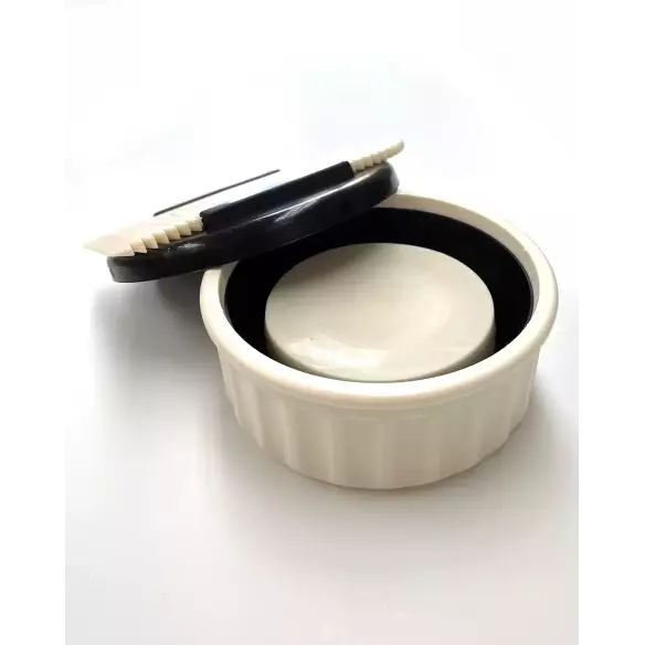 Caja para parafina Sex Wax Container+comb White/White Caja para parafina Sex Wax Container+comb White/White