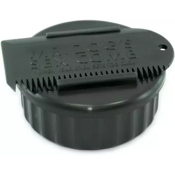 Boite à wax Sex Wax Container+comb Black/Black