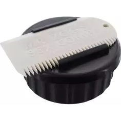Wax box Container+comb Black/White