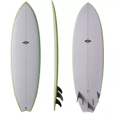 NSP fish Elements Surfboard Green