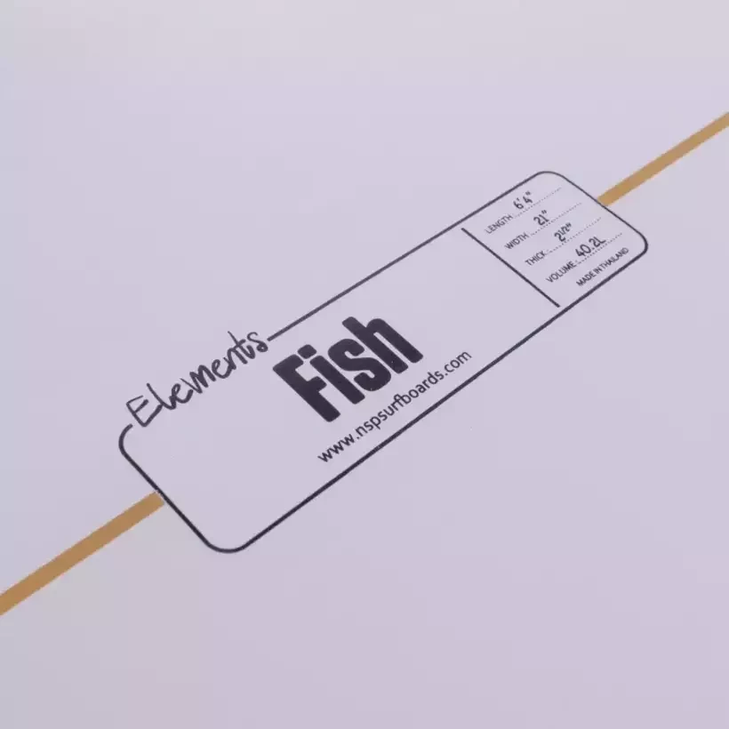 Tavola da surf NSP fish Element Green
