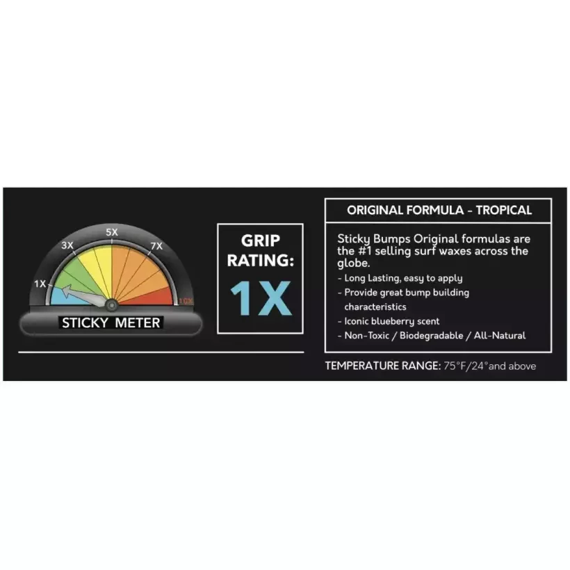 Parafina Sticky Bumps Original wax Tropical