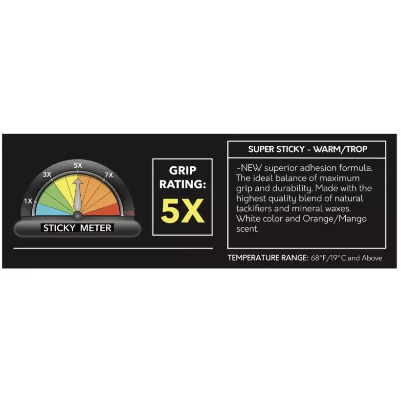 Wax Sticky Bumps Super Sticky Warm/Trop