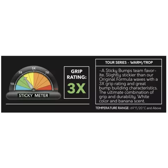 Parafina Sticky Bumps Tour Serie Warm/Trop