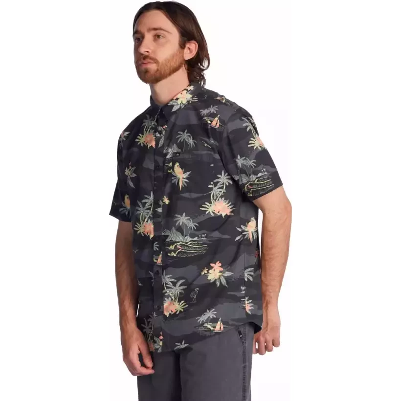 Camisa Quiksilver Birdwatcher black