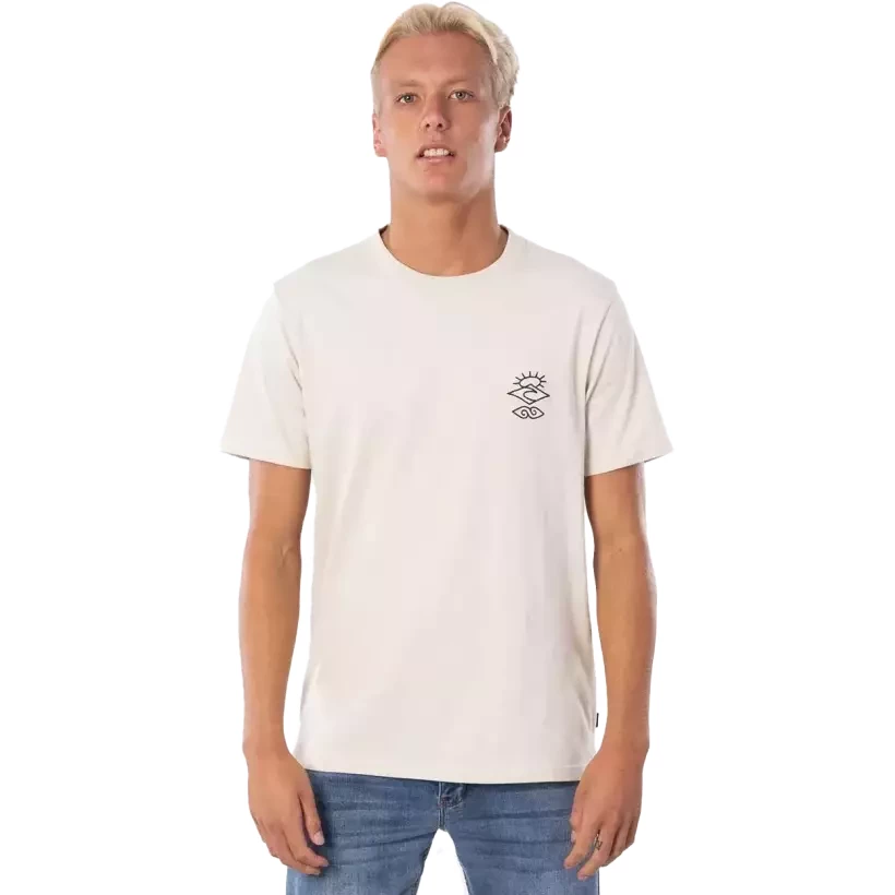 Camiseta Rip Curl Searchers crafte Bone