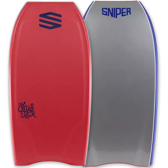 Bodyboard Sniper Cluster Red/Silver