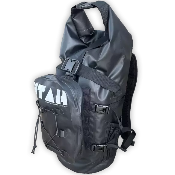 mochila impermeável Utah Travel Black 24L mochila impermeável Utah Travel Black 24L