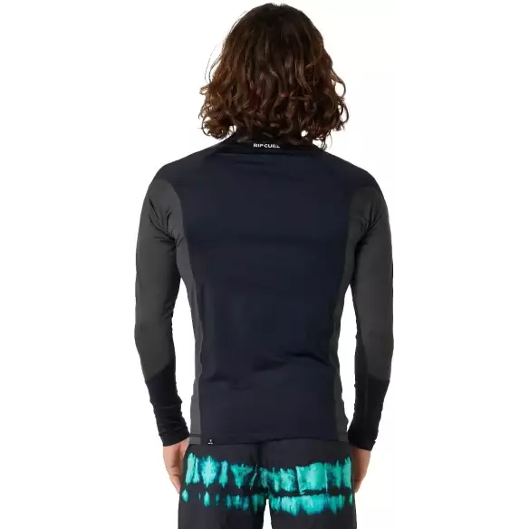Lycra Rip Curl Waves LS Black Lycra Rip Curl Waves LS Black