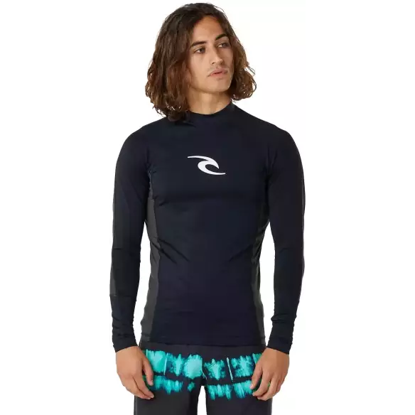 Lycra Rip Curl Waves LS Black Lycra Rip Curl Waves LS Black