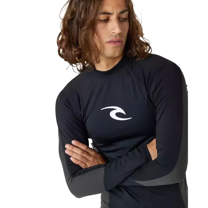Lycra Rip Curl Waves LS Black