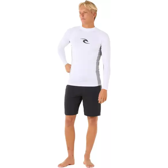 Lycra von Rip Curl Waves LS White Lycra von Rip Curl Waves LS White