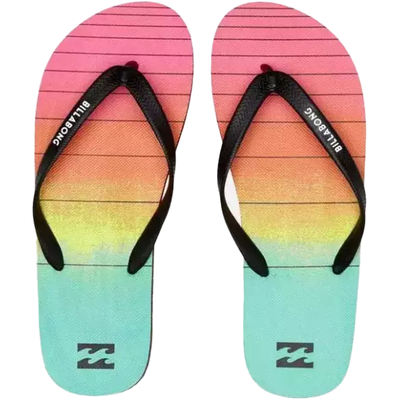 Infradito Billabong Tides Print Boy red