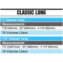 Surfbrett softboard Mobyk Classic Long