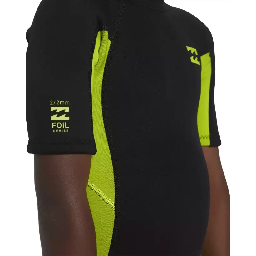 Fato Surf Billabong Foil 2/2mm Toddler Fluro Lime
