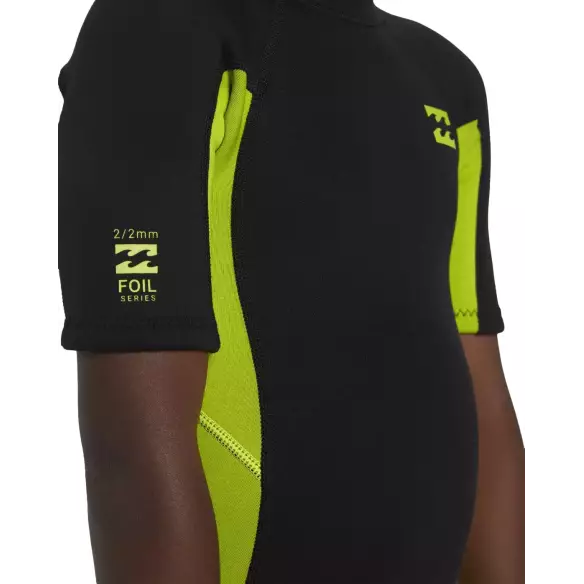 Fato Surf Billabong Foil 2/2mm Toddler Fluro Lime