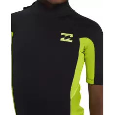 Fato Surf Billabong Foil 2/2mm Toddler Fluro Lime 2