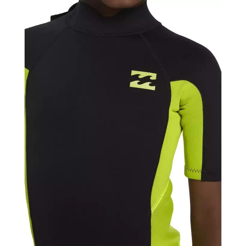 Pak wetsuit Billabong Foil 2/2mm Toddler Fluro Lime