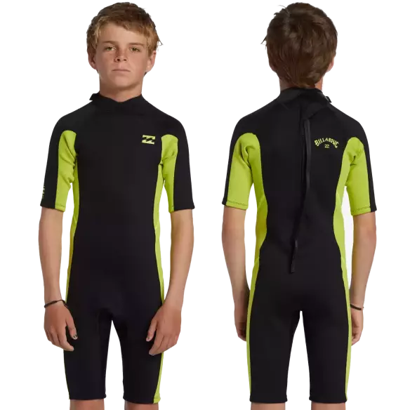 Combinaison Billabong Foil 2/2mm Flat Lock Fluro Lime