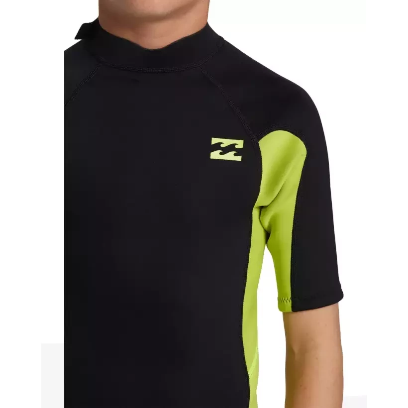 Pak wetsuit Billabong Foil 2/2mm Flat Lock Fluro Lime