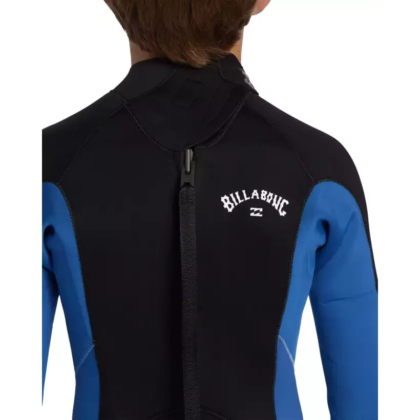 Pak wetsuit Billabong Foil 3/2mm BZ Flat Lock Junior Mid Blue