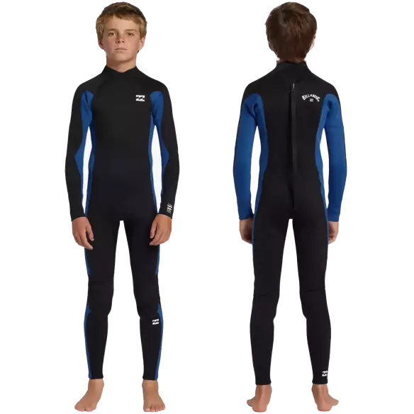 Pak wetsuit Billabong Foil 3/2mm BZ Flat Lock Junior Mid Blue