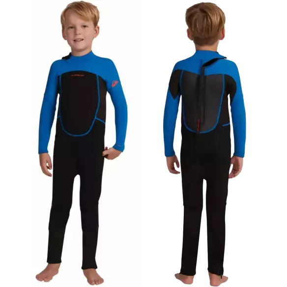 Combinaison Quiksilver Prologue Kids 3/2mm Black/Cyan