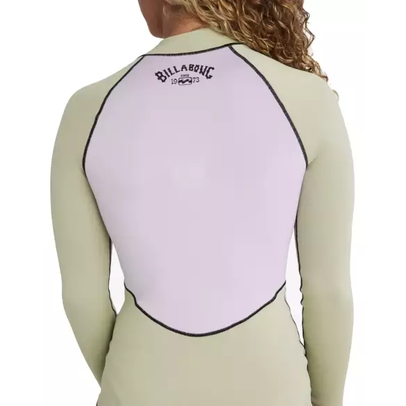 Combinaison femme Billabong Salty Dayz Natural Light LS Pistachio