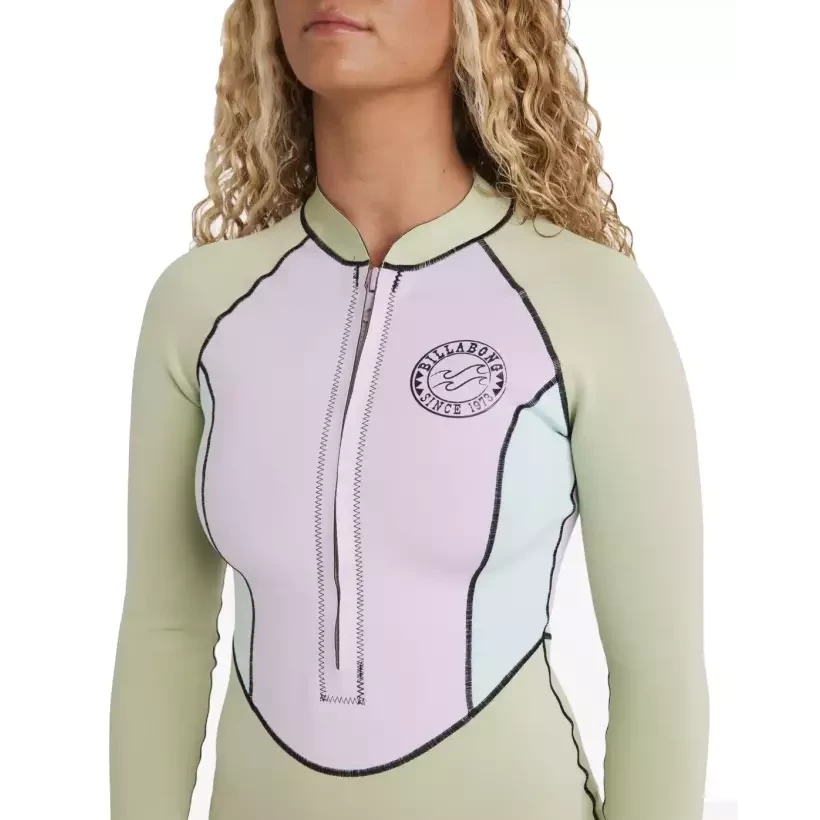 Neopreno Billabong Salty Dayz Natural Light LS Pistachio