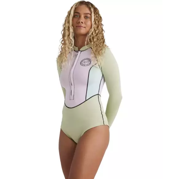 Neopreno Billabong Salty Dayz Natural Light LS Pistachio