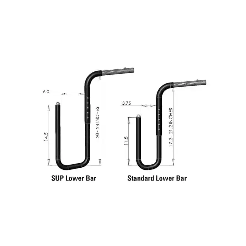 SUP-adapter voor fietsbordhouder Moved By Bikes