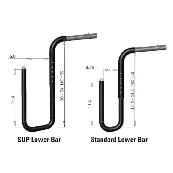 Adaptateur SUP pour porte-planches de vélo Moved By Bikes