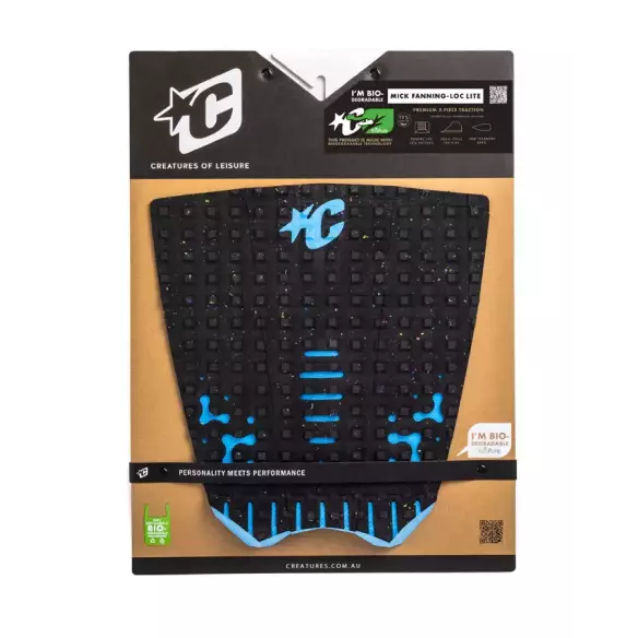 Grip Creatures Mick Fanning Loc Lite Ecopure Carbon Cyan