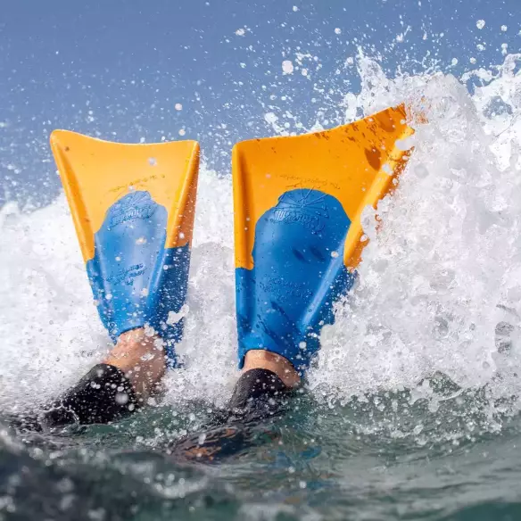 Palmes de bodyboard Churchill Makapuu Yellow/Blue