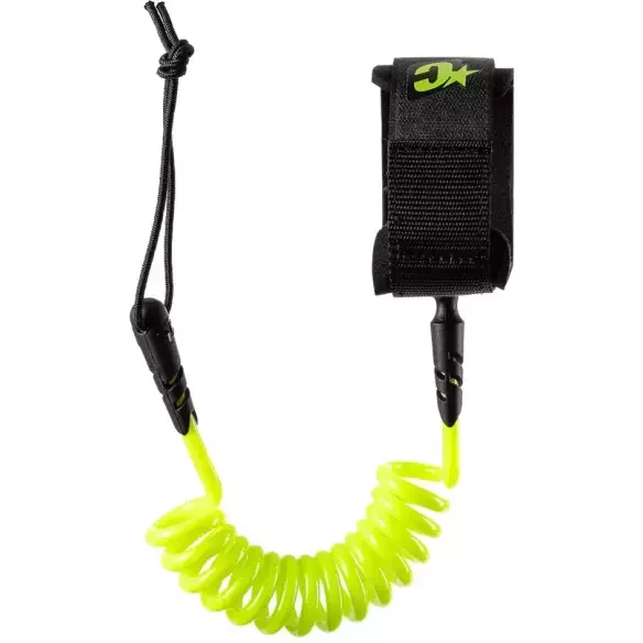 Leash bodyboard Creatures Icon Wrist  Lime Black