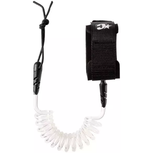 Leash bodyboard Creatures Icon Wrist white Black