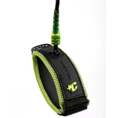 Creatures Reliance Bodyboard Leash Black Lime 2