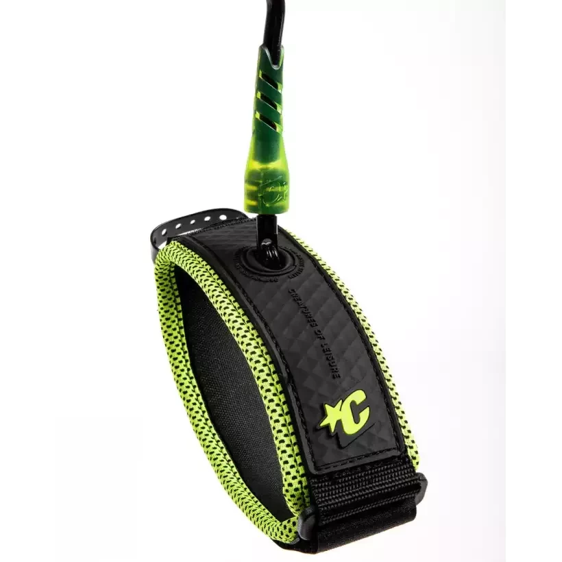 Creatures Reliance Bodyboard Leash Black Lime