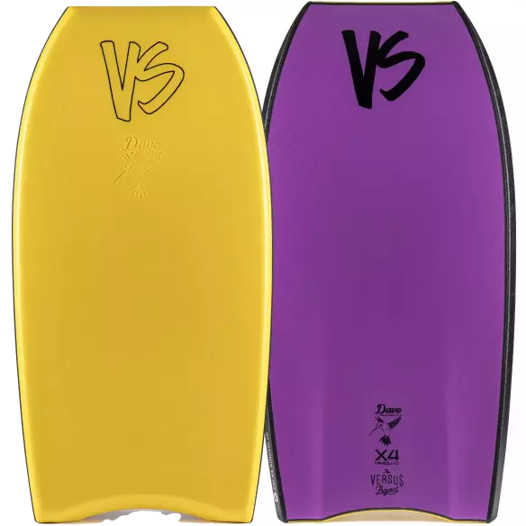 Planche de bodyboard VS Winchester Kinetic PP X4 QUAD Tangerine/Violet