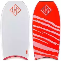 Planche de bodyboard Hubboards Dubb PP Pro ISS White/Red