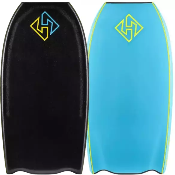 bodyboard Hubboards Hubb Edition PP HD Bat Tail Midnight Black/Turq...