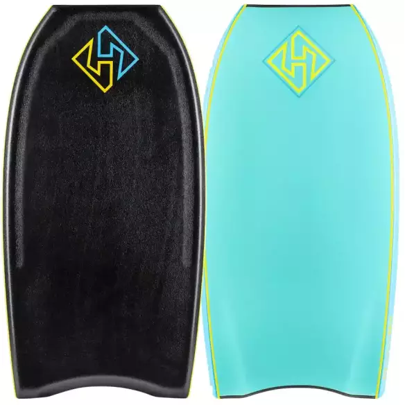 Prancha de bodyboard Hubboards Hubb Edition PP HD Black/Turquoise