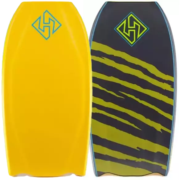 Prancha de bodyboard Hubboards Hubb Edition PP Pro Bat Tangerine/Gr...