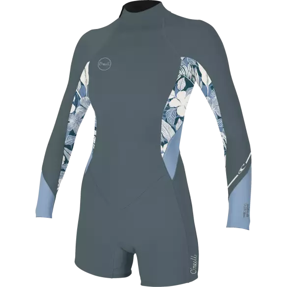 Combinaison Shortspring O´Neill Bahia Womens LS Shde/Palmeno Trop/F...