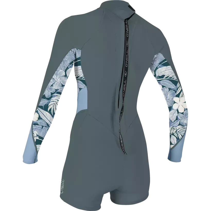 Shortspring ONeill Womens Bahia LS Shde/Palmeno Trop/Fade Denim