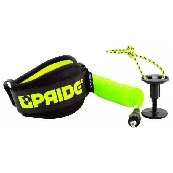 Kopie von Leash für Bodyboard Pride Pierre Louis Costes Biceps fluro Yellow