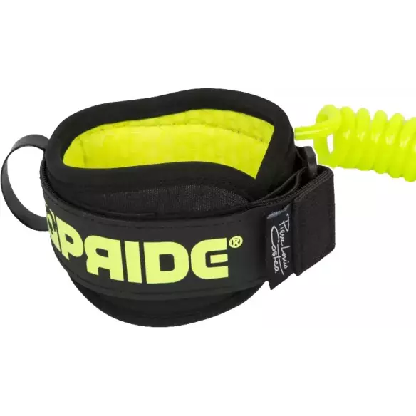 Kopie von Leash für Bodyboard Pride Pierre Louis Costes Biceps fluro Yellow