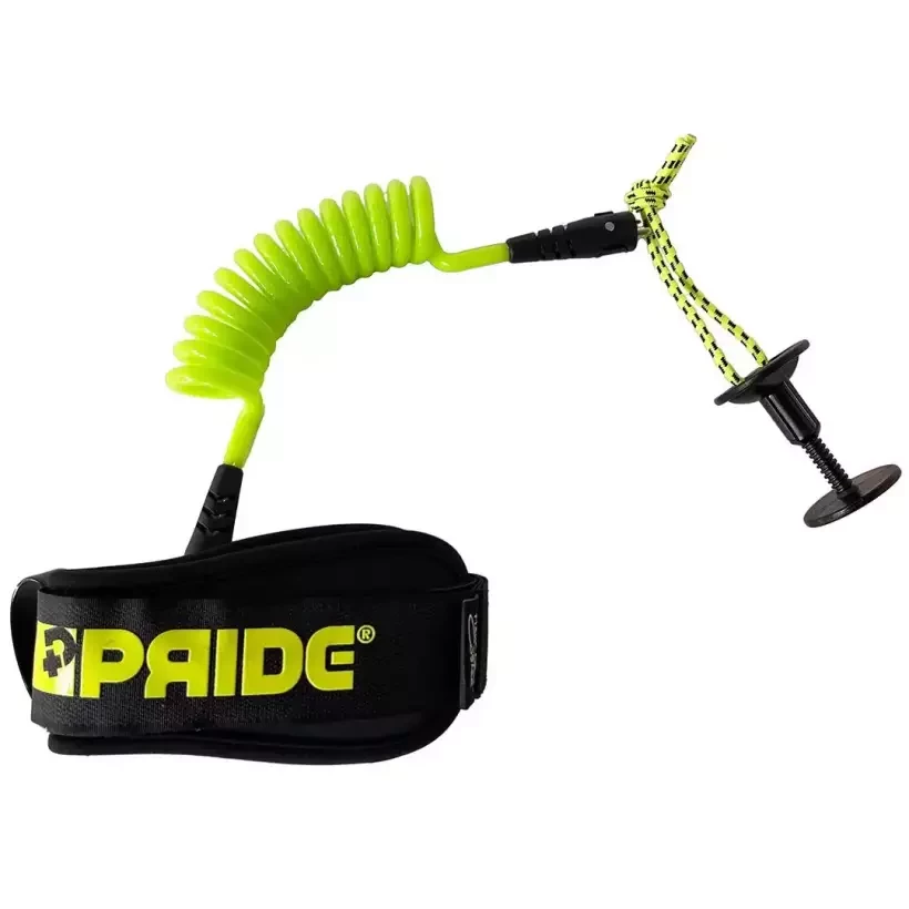 Kopie von Leash für Bodyboard Pride Pierre Louis Costes Biceps fluro Yellow