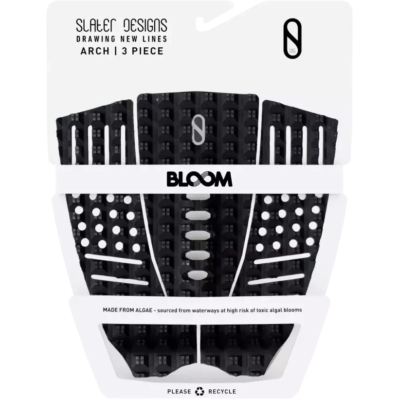 Pad de surf Slater Designs 3 piéces Black/Grey
